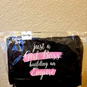 Unique Positive Expression Cosmetic Bag